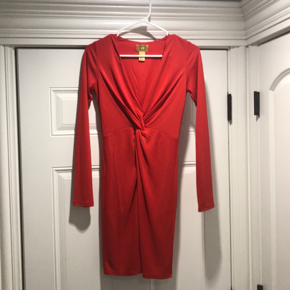 H&M red mini dress